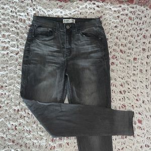 Mudd juniors size 11 high waist gray jeans